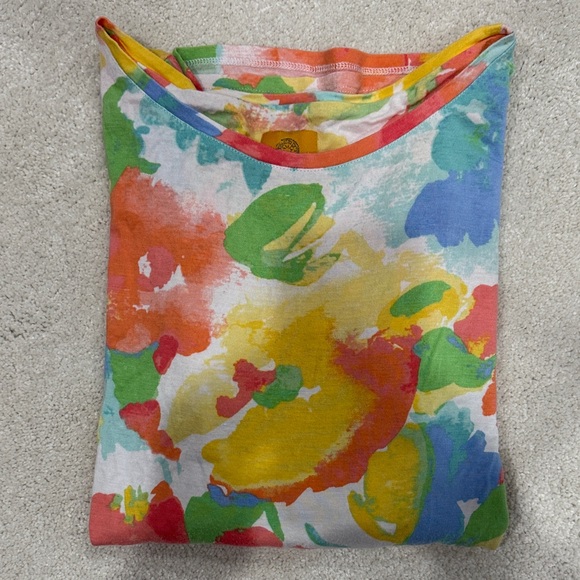 Ruby Rd. Colorful Floral Long Sleeve Top🍓🍋🫐🍊🥝🍑 - Picture 12 of 14